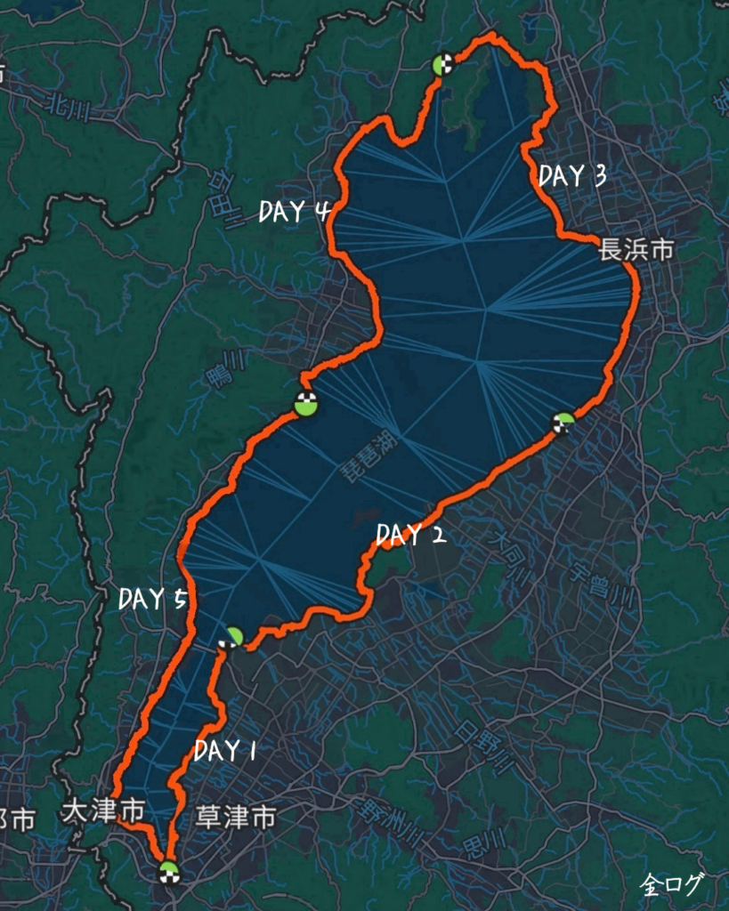 193kmの全ログ